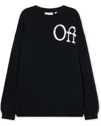 Off-White c/o Virgil Abloh - Bookish Shared Crewneck Sweater - Lyst