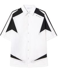 Off-White c/o Virgil Abloh - Race Logo Star Bowling Shirt - Lyst