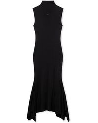 Off-White c/o Virgil Abloh - Fluid Sleeveless Midi Dress - Lyst