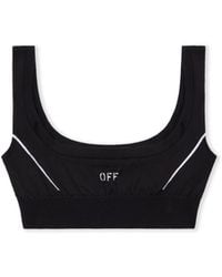 Off-White c/o Virgil Abloh - Off Stamp Seamless Bra - Lyst