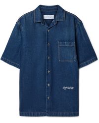 Off-White c/o Virgil Abloh - Script Den Bowling Shirt - Lyst