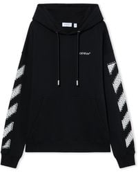 Off-White c/o Virgil Abloh - Pixel Diagonal Skate Hoodie - Lyst