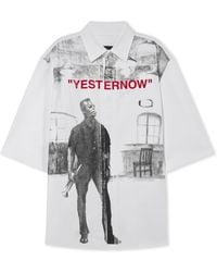 Off-White c/o Virgil Abloh - Miles Davis Yesternow Regular Short Sleeve Shirt - Lyst