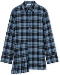 Off-White c/o Virgil Abloh - Check Flannel Panel Mini Dress - Lyst