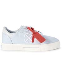 Off-White c/o Virgil Abloh - NEW LOW VULCANIZED CANVAS LIGHT BLUE WH - Lyst