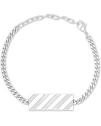 Off-White c/o Virgil Abloh - Diagonal Metal Bracelet - Lyst