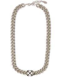 Off-White c/o Virgil Abloh - Enamel Arrow Chain Necklace - Lyst