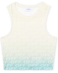 Off-White c/o Virgil Abloh - Terry Gradient Knit Tank Top - Lyst