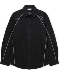 Off-White c/o Virgil Abloh - Garment-Dyed Sporty Shirt - Lyst