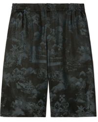 Off-White c/o Virgil Abloh - Black Jacquard Fresco Bowling Shorts - Lyst