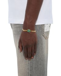 Off-White c/o Virgil Abloh - Arrow Malachite Curb Chain Bracelet - Lyst