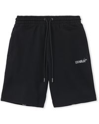 Off-White c/o Virgil Abloh - Heraldic Arrow Skate Sweatshort - Lyst