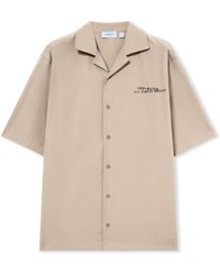 Off-White c/o Virgil Abloh - Type Arrow Poplin Bowling Shirt - Lyst