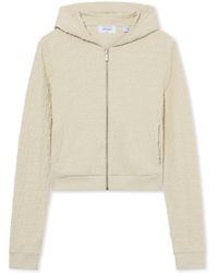 Off-White c/o Virgil Abloh - Terry Off Slim Zip-Up Hoodie - Lyst