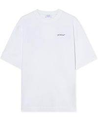 Off-White c/o Virgil Abloh - Off Half-Arrow Skate Logo T-Shirt - Lyst