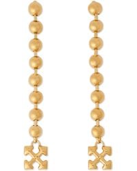 Off-White c/o Virgil Abloh - Arrow Ballchain Earrings - Lyst