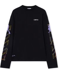 Off-White c/o Virgil Abloh - Archigeography Arrow Skate Long Sleeve T-Shirt - Lyst