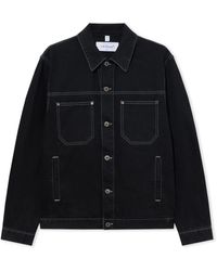 Off-White c/o Virgil Abloh - Half Arrow Denim Skate Jacket - Lyst