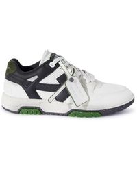Off-White c/o Virgil Abloh - SNEAKERS OUT OF OFFICE SLIM BIANCO/VERDE FORESTA - Lyst