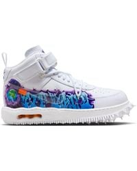 NIKE X OFF-WHITE - Air Force 1 Lace-up Sneakers - Lyst