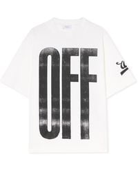 Off-White c/o Virgil Abloh - Big Off Diagonal Skate Logo T-Shirt - Lyst