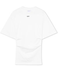 Off-White c/o Virgil Abloh - Off Stamp Shoulder T-Shirt - Lyst