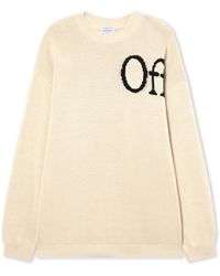 Off-White c/o Virgil Abloh - Bookish Shared Crewneck Sweater - Lyst