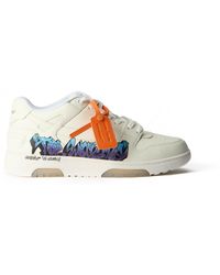 Off-White c/o Virgil Abloh - Out Of Office "For Walking" Artwork Sneakers - Lyst