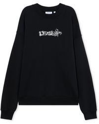 Off-White c/o Virgil Abloh - Heraldic Arrow Skate Sweatshirt - Lyst