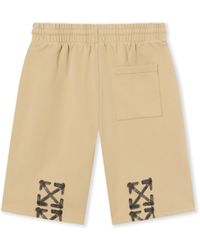 Off-White c/o Virgil Abloh - Spray Arrow Skate Sweatshorts - Lyst