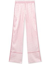 Off-White c/o Virgil Abloh - Jacquard Satin Pajama Pants - Lyst