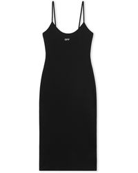 Off-White c/o Virgil Abloh - Sleek Strappy Midi Dress - Lyst