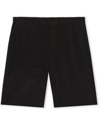 Off-White c/o Virgil Abloh - Handstyle Logo Organza Bowling Shorts - Lyst