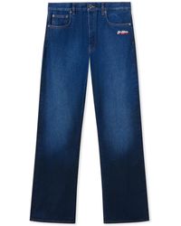 Off-White c/o Virgil Abloh - Spray Diagonal Relax Jeans - Lyst