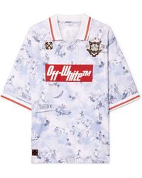 Off-White c/o Virgil Abloh - Fresco Soccer S/S Polo Lilac Allove - Lyst
