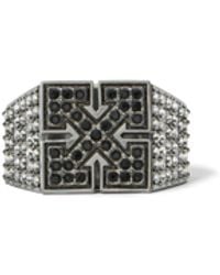 Off-White c/o Virgil Abloh - Bling Strass Arrow Ring - Lyst