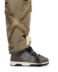 Off-White c/o Virgil Abloh - Shearling Trim Winter Boots - Lyst