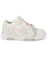 Off-White c/o Virgil Abloh - Sneakers Out of Office Bianco Panna/Rosa - Lyst