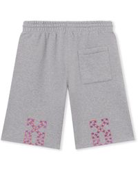 Off-White c/o Virgil Abloh - Star Arrow Skate Sweatshorts - Lyst