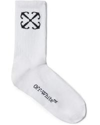 Off-White c/o Virgil Abloh - White Arrow Mid Socks - Lyst