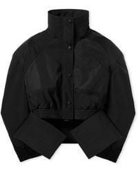 Off-White c/o Virgil Abloh - Race Peplum Bomber Jacket - Lyst