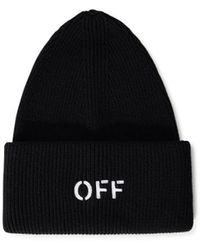 Off-White c/o Virgil Abloh - Off Stamp Loose Knit Beanie - Lyst
