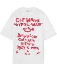 Off-White c/o Virgil Abloh - Miles Davis Trumpet Skate T-Shirt - Lyst