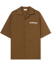 Off-White c/o Virgil Abloh - Scribble Arrow Poplin Shirt - Lyst