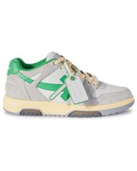 Off-White c/o Virgil Abloh - SNEAKERS OUT OF OFFICE GRIGIO CHIARO/VERDE - Lyst