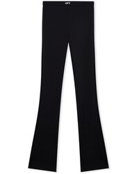 Off-White c/o Virgil Abloh - Off Stamp Sleek Split Leggings - Lyst