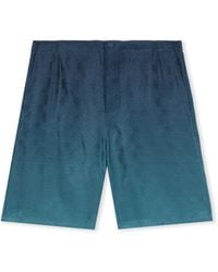Off-White c/o Virgil Abloh - Arrow Monogram Jacquard Bowling Shorts - Lyst