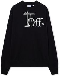 Off-White c/o Virgil Abloh - City Nature Skate Crewneck Sweatshirt - Lyst