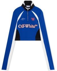 Off-White c/o Virgil Abloh - Tech Jer Serena Long-Sleeve Top - Lyst