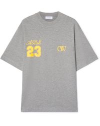 Off-White c/o Virgil Abloh - T-shirt skate con logo OW 23 - Lyst